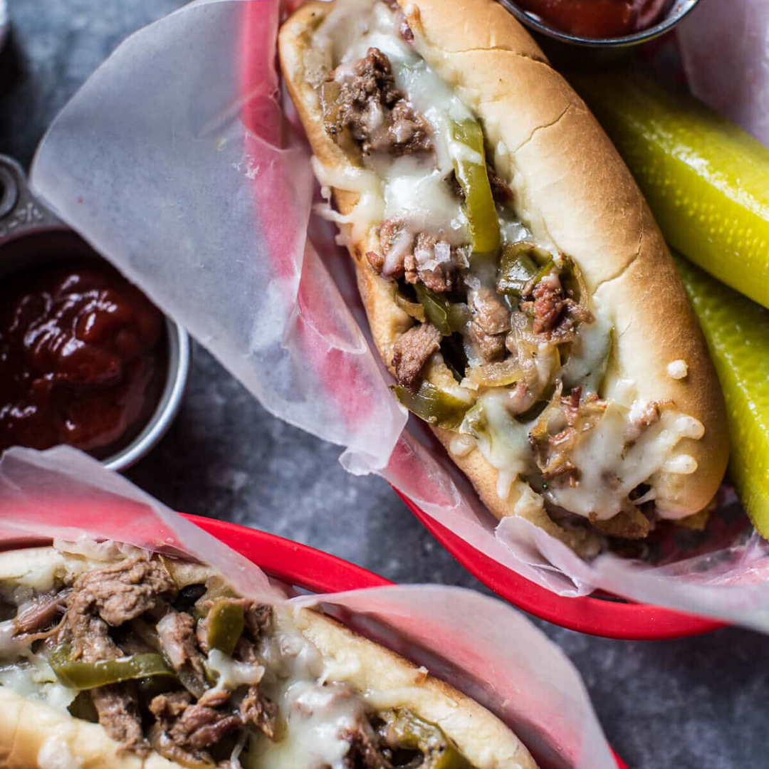 Crockpot Philly Cheesesteaks!