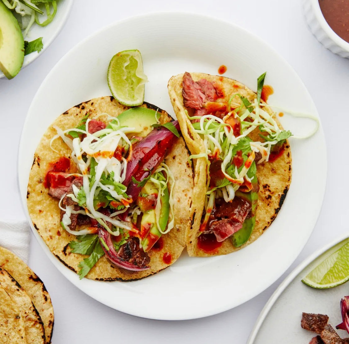 Short Rib Tacos With Cilantro-Lime Slaw