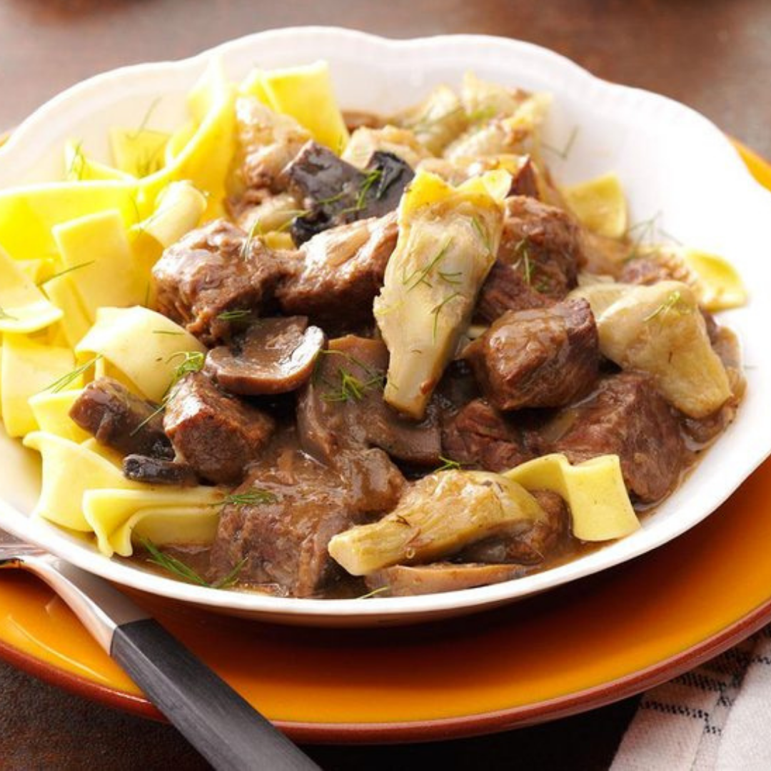 Artichoke Beef Stew