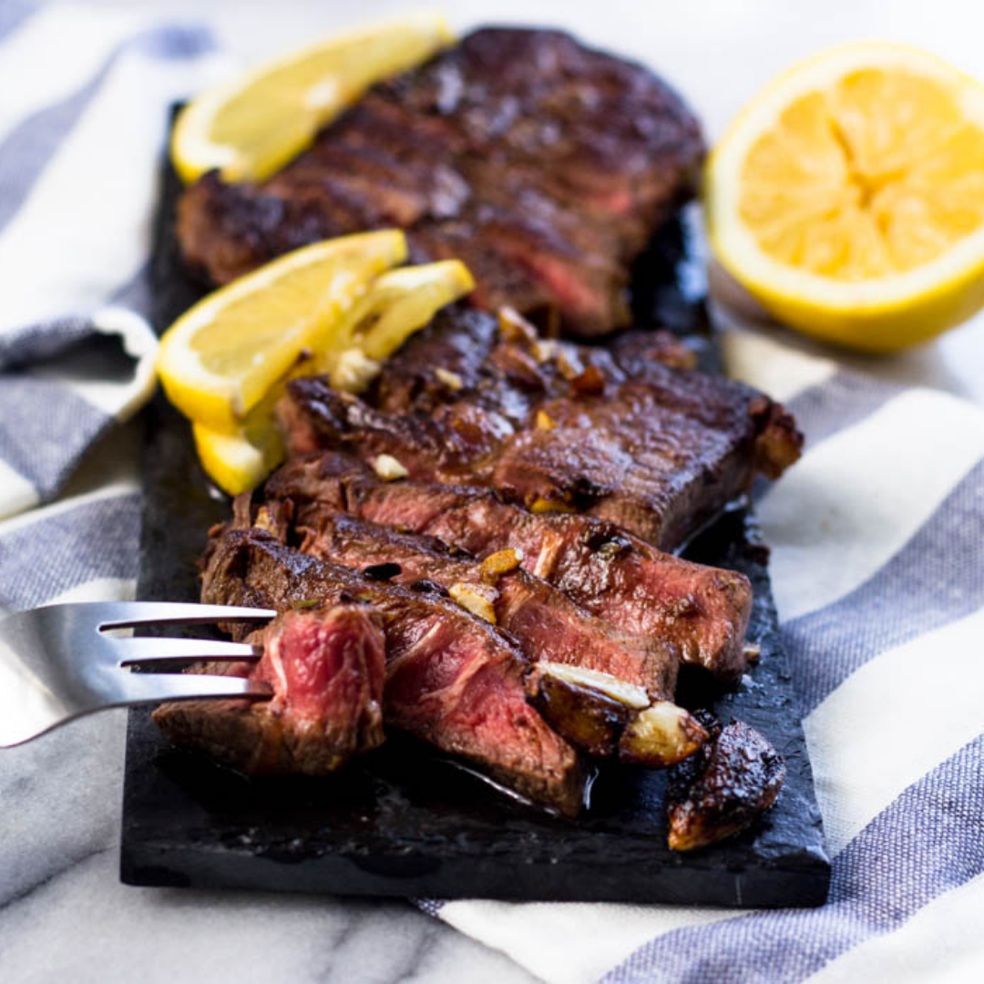 Lemon Garlic Steak
