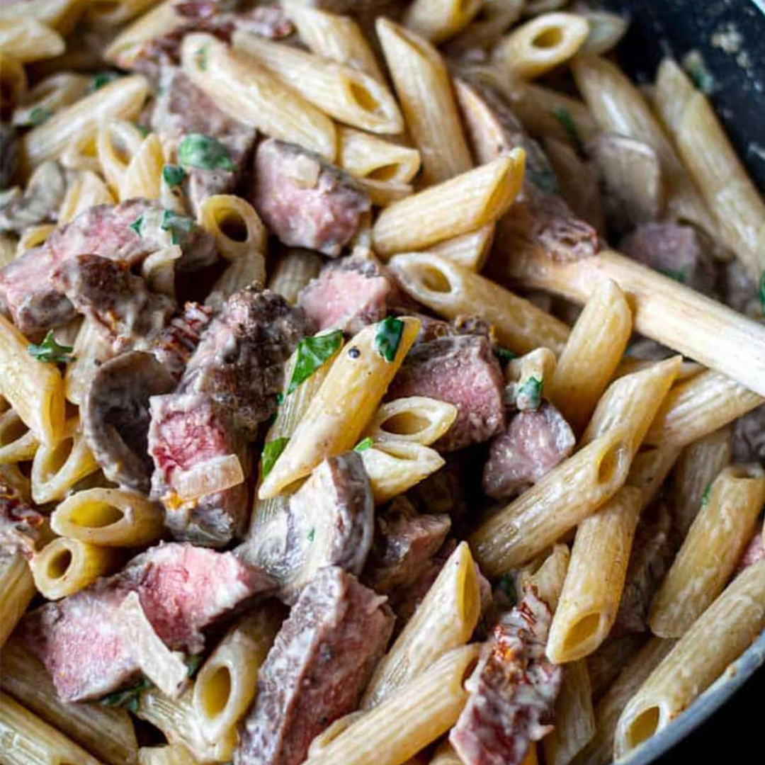 Leftover Prime Rib Pasta
