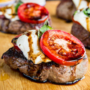 Caprese Grilled Filet Mignon